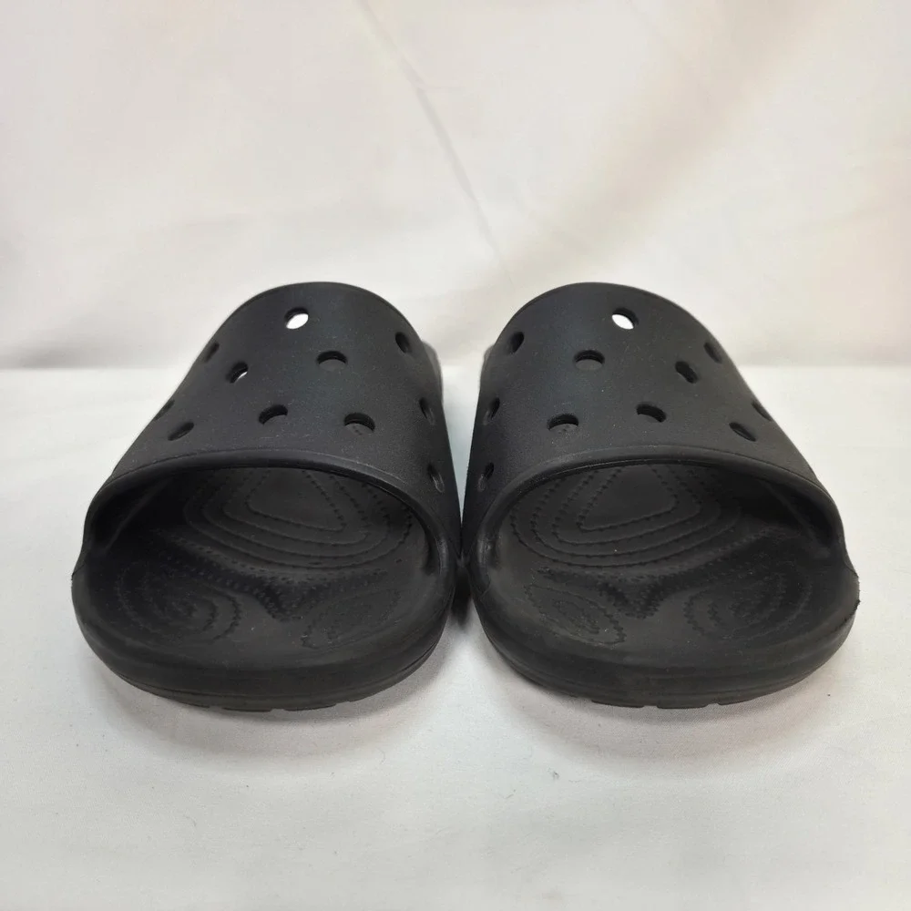 Crocs Original Classic Iconic Comfort Slides Sandals Unisex Adults Black M9 W11